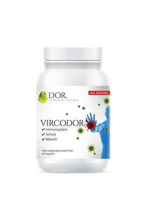 Sie sehen eine Packung VIRCODOR KPS 60 ST, Produktbild: 01 VIRCODOR KPS 60 ST, A-Nr.: 5383454 - 01