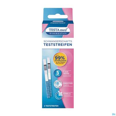 Schwangerschaftstest Testamed Teststreifen 2st, A-Nr.: 5441252 - 04