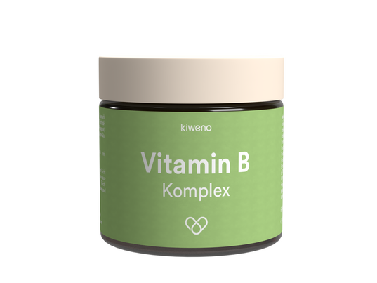 Sie sehen eine Packung Vitamin B Komplex - alle 8 B-Vitamine in einer Kapsel, Produktbild: 01 Vitamin B Komplex - alle 8 B-Vitamine in einer Kapsel, A-Nr.: 5724323 - 01