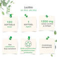 Sie sehen eine Packung Vitabay LECITHIN 1200 mg Weichkapseln, Produktbild: 04 Vitabay LECITHIN 1200 mg Weichkapseln, A-Nr.: 5878316 - 04