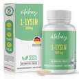Sie sehen eine Packung Vitabay L-Lysin 800mg Tabletten, Produktbild: 01 Vitabay L-Lysin 800mg Tabletten, A-Nr.: 5878641 - 01