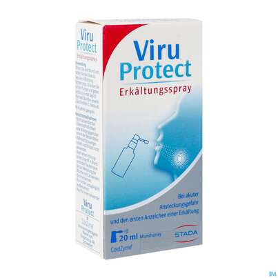 Sie sehen eine Packung Viruprotect Erkaeltungsspray Stada 20ml, Produktbild: 02 Viruprotect Erkaeltungsspray Stada 20ml, A-Nr.: 4626498 - 02
